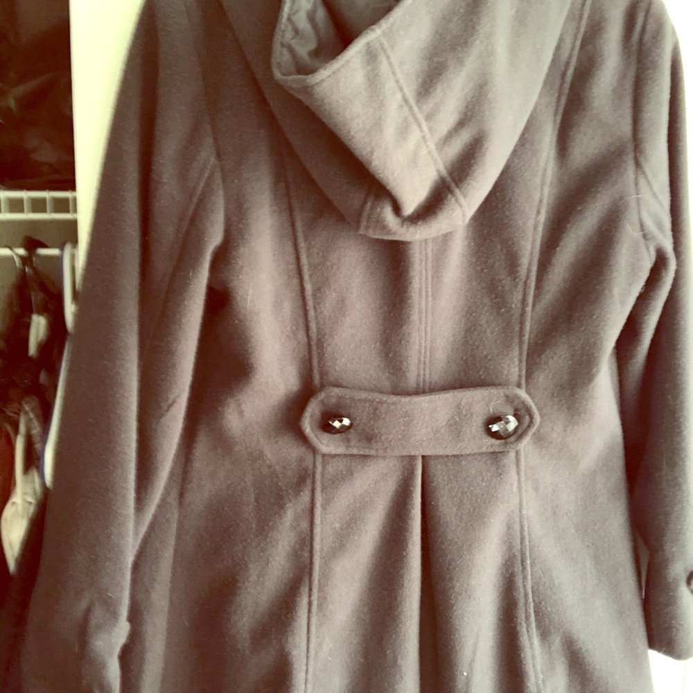 Black peacoat